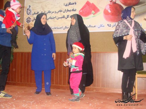 جشن یلدای بیماران خاص استان با حضورمدیر کل بانوان استانداری گلستان