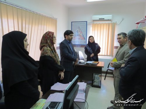 بازدید سرزده فرماندار از مرکز بهداشت شهرستان آق قلا