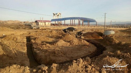 بازدید فرماندار از عملیات اجرایی ساخت مجموعه فرهنگی و مسجد مختومقلی فراغی