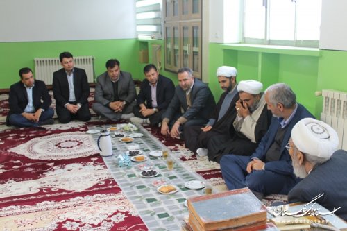 حضور رئیس کل دادگستری استان گلستان در شهرستان مراوه تپه