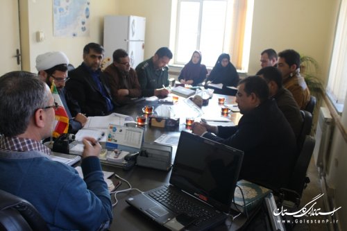 تشکیل اولین جلسه هماهنگی بزرگداشت ایام ا... دهه فجر شهرستان مراوه تپه