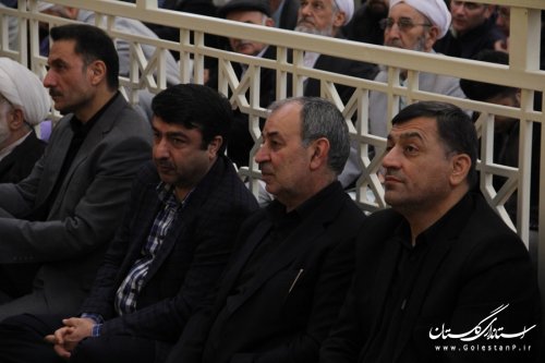 مراسم ترحیم و بزرگداشت آیت الله هاشمی رفسنجانی در مصلی وحدت گرگان برگزار شد