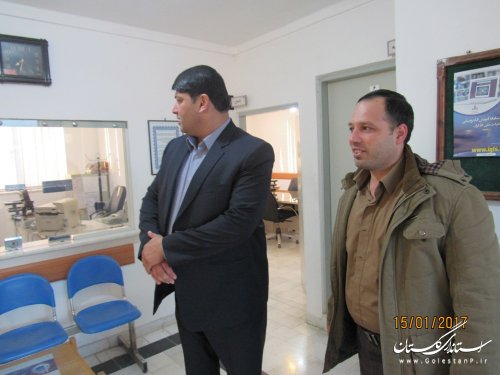 بازدید فرماندار گمیشان از اداره گاز شهرستان
