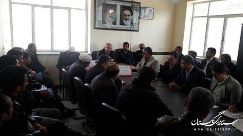 برگزاری یازدهمین جلسه ماهیانه دهیاران بخش گلیداغ