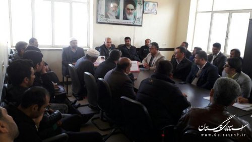 برگزاری یازدهمین جلسه ماهیانه دهیاران بخش گلیداغ