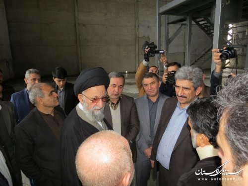 بازدید نماینده ولی فقیه در استان و معاون استاندار از شهرک صنعتی آق قلا
