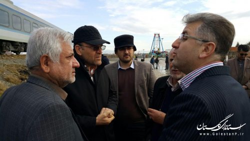 افتتاح رسمی و استقبال از قطار گردشگری اسکله بندر ترکمن
