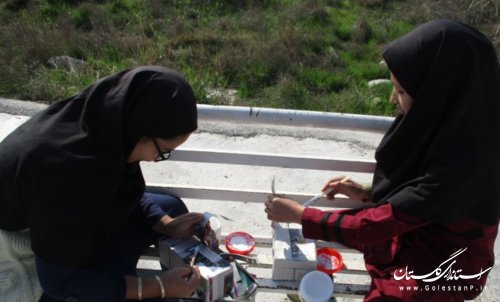 علاقه مندی کودکان و نوجوانان روستایی گمیشان به فعالیت های فرهنگی هنری کتاب خانه سیار