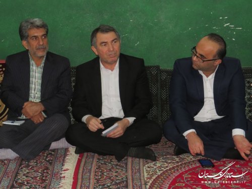 بازدید میدانی و بررسی مسائل و مشکلات روستاهای گوگ تپه دو،محمد آباد بالا و پائین بخش وشمگیر