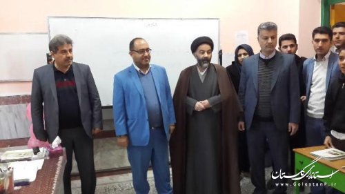 بازدید فرماندار علی آباد کتول از مدرسه استثنایی شهید اکبر گوکلاني