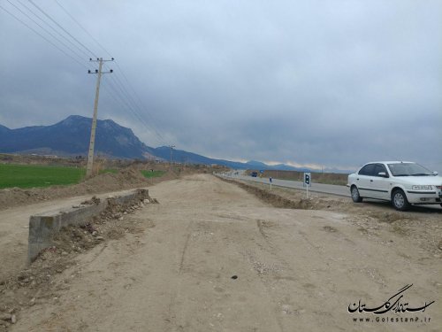 بازدید مدیرکل راهداری و حمل و نقل جاده ای از پروژه جاده کلاله دوراهی