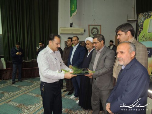 نود و هفتمین کرسی تلاوت قرآن کریم شهرستان مینودشت به یاد شهدای آتش نشان برگزار شد