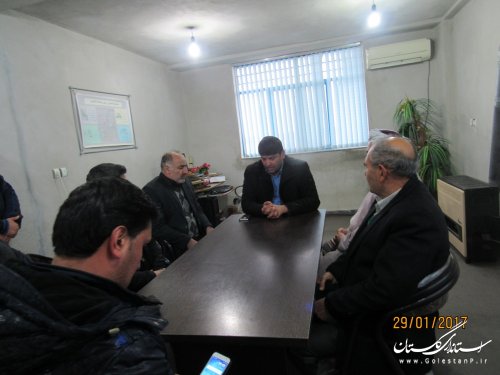 بازدید فرماندار گمیشان از سد تنظیمی لاستیکی خواجه نفس