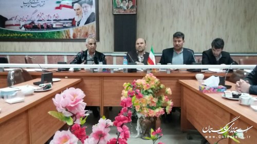 جلسه اقماری دهیاران بخش مرکزی شهرستان ترکمن برگزار شد
