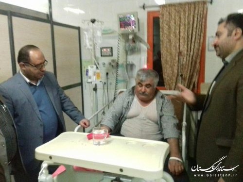 بازدید شبانه فرماندار از بیمارستان بقيه الله الاعظم علی آباد کتول