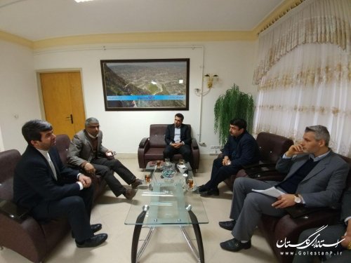 بازدید فرماندار کلاله و مدیرکل میراث فرهنگی از مجموعه توریستی خالدنبی