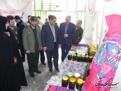 افتتاح نمایشگاه تولید محصولات کشاورزی در مینودشت