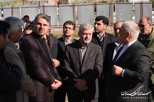 بازدید استاندار گلستان از پروژه های درحال ساخت فرودگاه بین المللی گرگان