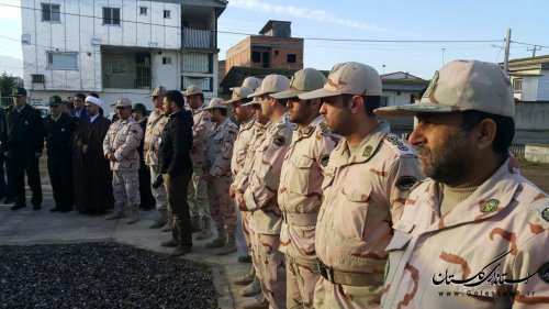غبارروبی گلزار شهدای گمنام شهرستان ترکمن