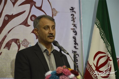 نمایشگاه توانمندی های بانوان گنبدی آغاز بکار کرد