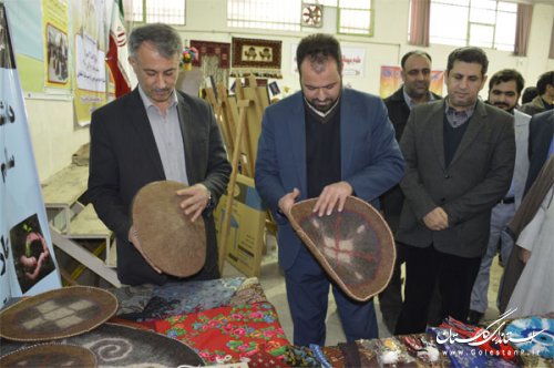 نمایشگاه توانمندی های بانوان گنبدی آغاز بکار کرد