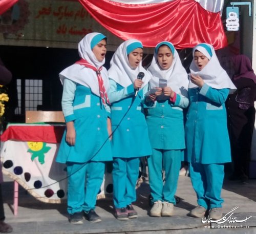 صدای زنگ انقلاب در کوچه پس کوچه های شهرستان مینودشت