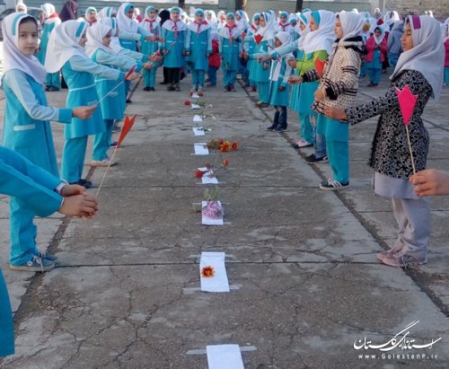 صدای زنگ انقلاب در کوچه پس کوچه های شهرستان مینودشت