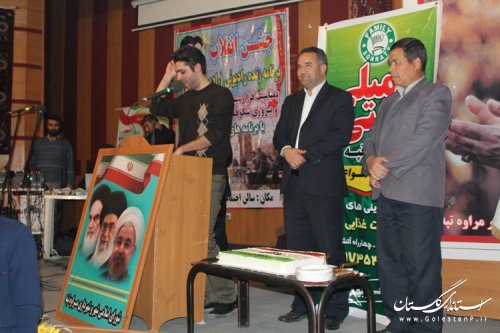 برگزاری جنگ شادی در اولین روز از دهه فجر در شهرستان مراوه تپه