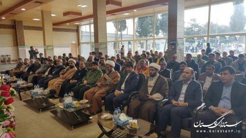 مراسم نمادین استقبال از ورود حضرت امام (ره) در فرودگاه های کلاله و گرگان استان برگزار شد