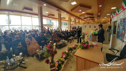 مراسم نمادین استقبال از ورود حضرت امام (ره) در فرودگاه های کلاله و گرگان استان برگزار شد