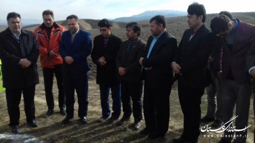 برگزاری مراسم کلنگ زنی پارک 9 هکتاری شهر مراوه تپه