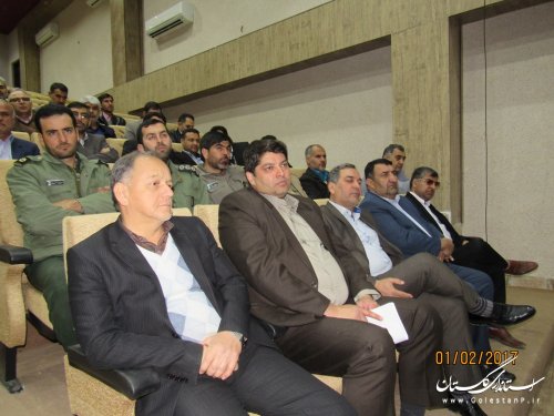 مراسم متمرکز افتتاح و کلنگ زنی 42 پروژه عمرانی،اقتصادی شهرستان گمیشان برگزار شد