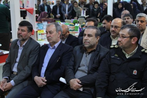 افتتاح نمایشگاه توانمندی های مدیریت جهاد کشاورزی شهرستان گرگان