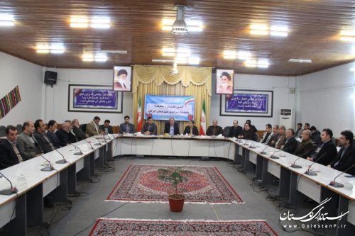 مراسم معارفه بخشدار مرکزی گرگان برگزار شد