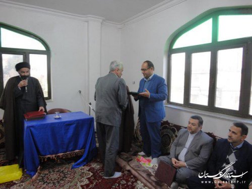 تقدیرازفعالان اجلاسیه ۴۰۰۰هزار شهید استان گلستان  در علی آباد کتول
