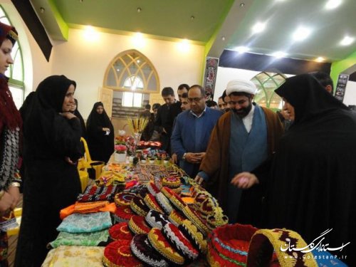 نمایشگاه توانمندیها زنان درمزرعه کتول افتتاح شد