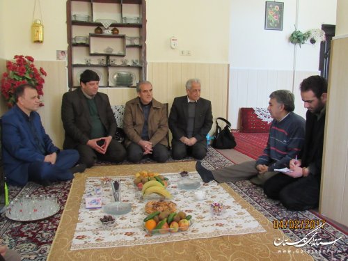 از دو بازنشسته شهرستان گمیشان دیدار و تجلیل شد