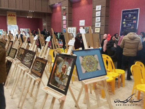 نمایشگاه دست ساخته هاي هنرجويان هنرستانهاي شهرستان گرگان افتتاح شد