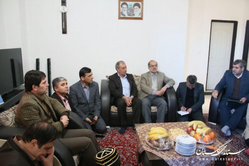 آیین افتتاح هشت واحد مسکن مهر برای خانواده‎های دارای دو معلول شهرستان گرگان