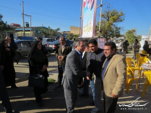 بر پایی ایستگاه صلواتی به مناسبت ایام الله دهه مبارک فجر