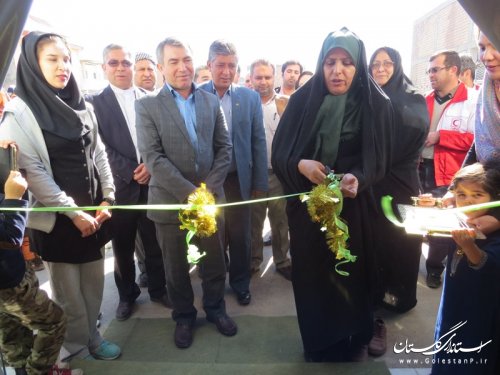 باشگاه بدن سازی شهر آق قلا افتتاح شد