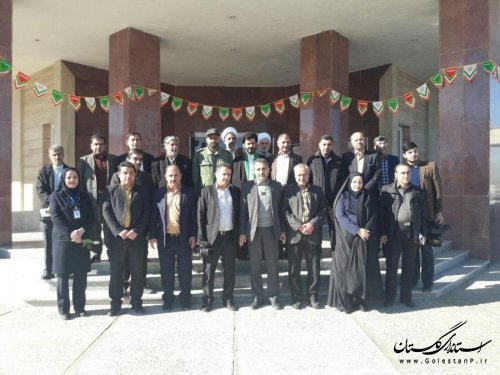 حضور فرماندار و مدیران اجرائی شهرستان در بیمارستان شهداء بندرگز