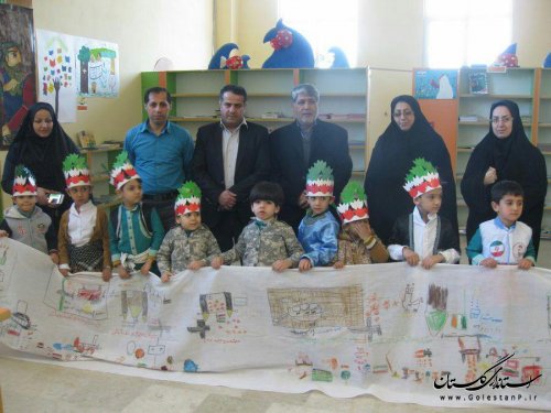 برپایی ایستگاه نقاشی و هنرهای تجسمی در کانون پرورش فکری بندر گز