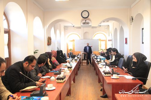 برپایی کارگاه آموزشی رابطین روابط عمومی اداره کل میراث فرهنگی استان گلستان