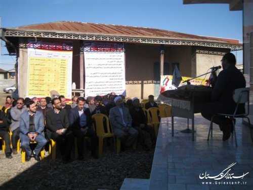 افتتاح مسکن خانوارهای دارای دوعضو معلول در روستای «بهلکه نفس»علی آباد