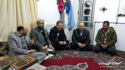برگزاری نشست صمیمی فرماندار با امام جمعه نیازآباد