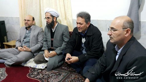 برگزاری نشست صمیمی فرماندار با امام جمعه نیازآباد