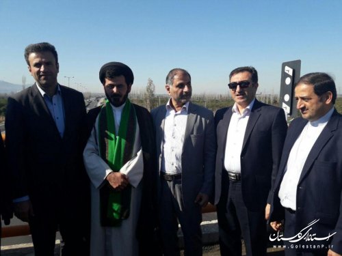 پل روگذر روستای لیوان شرقی از توابع بخش نوکنده به بهره برداری رسید