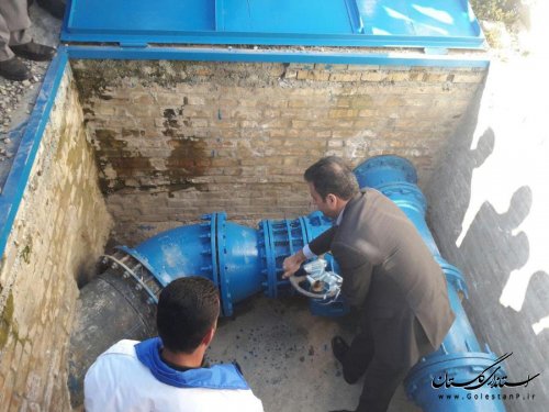 افتتاح پروژه خط دوم انتقال فاضلاب شهر بندرگز به تصفیه خانه