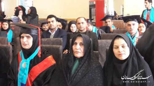 اولین آئین جشن پایان تحصیلی دانشجویان این دانشگاه درکردکوی